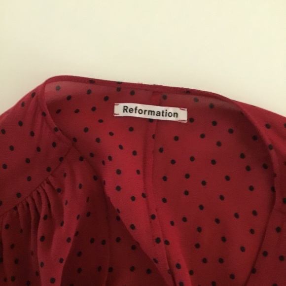 REFORMATION RUFFLE TOP - Picture 8 of 10